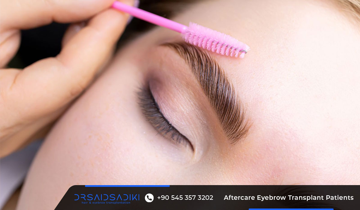 Aftercare Eyebrow Transplant Patients